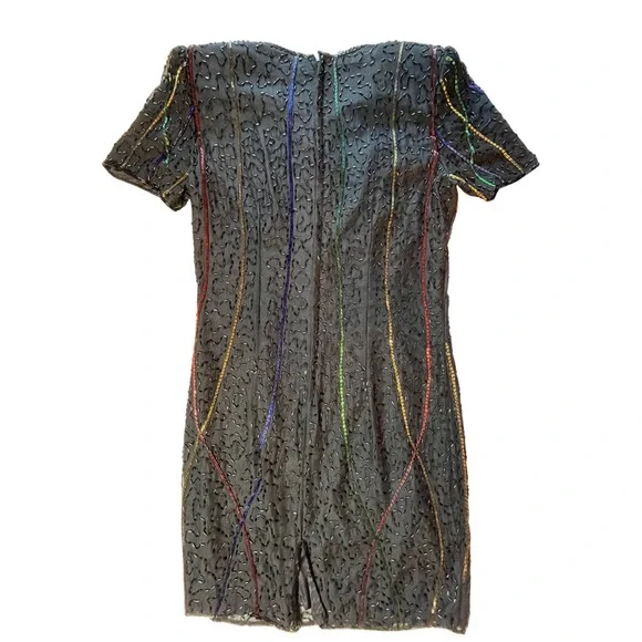 90s slinky dress Vintage 90s Speckled Slinky Dress (S-L) – Closed Caption main image 1